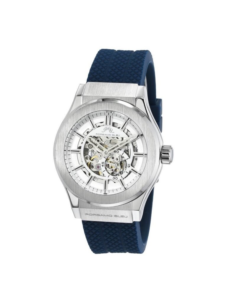 Nwt Porsamo Bleu Cruz Automatic Silver Dial Men's Watch